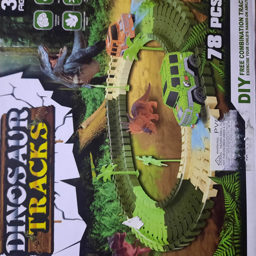 Pista Dino Tracks 78 Pcs Juego Para Niños