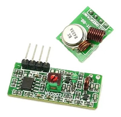 10pz Modulo De Radiofrecuencia Rf433 Mhz Transmisor Receptor