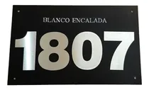 Comprar Placa Domiciliaria Direccion Casa Acero Inox Y Grabado Calle