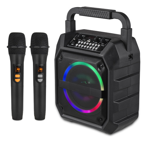Micrófono Doméstico Karaoke Machine Light Ktv Set Para Fiest