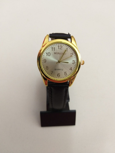 Relógio Feminino Preto Com Dourado