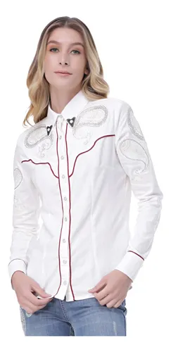Camisa branca hotsell feminina country