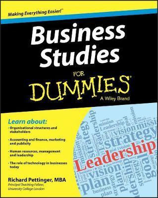 Libro Business Studies For Dummies - Richard Pettinger