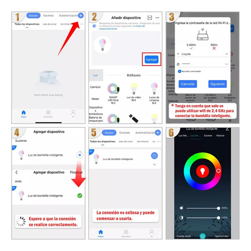 Foco Inteligente Wifi App Alexa Rgbcw Smart Led Bombilla