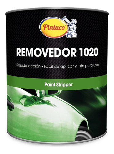 Removedor De Pinturas Incoloro 1020 1 Gal Pintuco