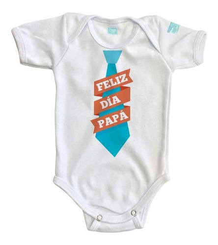 Pañalero Feliz Día Papá Diseño Original Body Bebé Niño