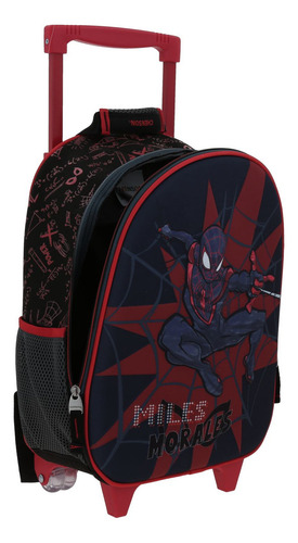 Mochila Kinder Con Ruedas Chenson Miles Morales Dotte