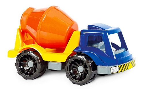 Miniatura Infantil Caminhão Betoneira Brinquedos Poliplac