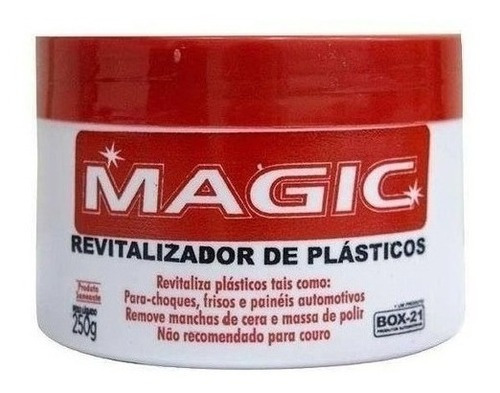 Revitalizador De Plásticos E Parachoque Magic Box 21 - 250g