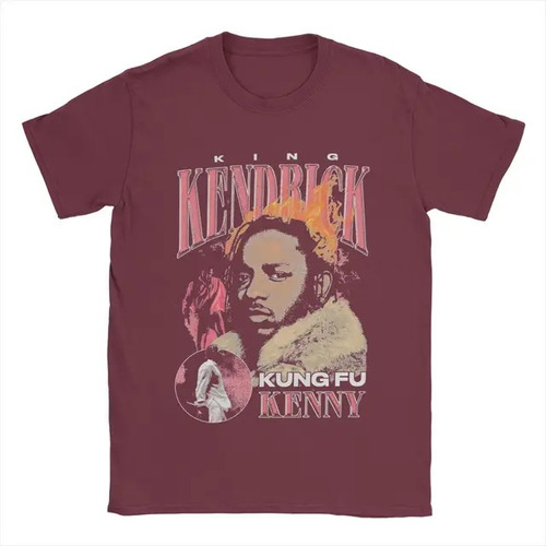 Camiseta De Manga Corta Con Estampado De Kendrick Lamar