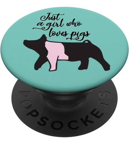 Soporte Y Agarre Show Pig Popsockets Para Telefonos Y Table