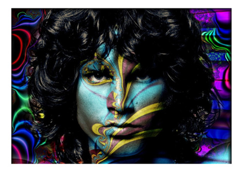 Arte Sicodelico - Jim Morrison - The Doors - Lamina 45x30cm.