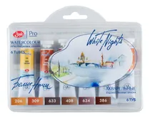 Comprar Acuarela White Nights En Estuche X 6 Pomos Natural Earth 1