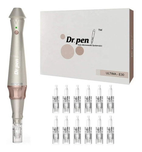 Dermapen Dr Pen E30 Inalambrico + 12 Agujas Edicion De Lujo