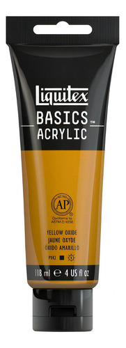 Tinta acrílica Liquitex Basics 118ml cor de óxido amarelo