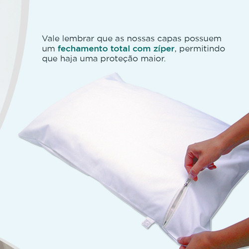 Capa Antiácaro Colchão Solteiro Slim Tex + Trav Alergoshop