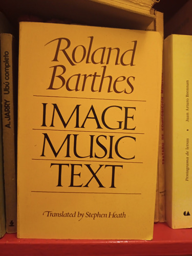 Image Music Text Roland Barthes Rústica Inglés