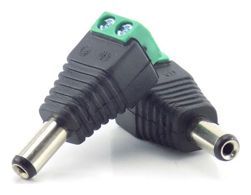 10 Pares Conector Jack Y Plug Corriente 5.5x2.1mm Led Cctv