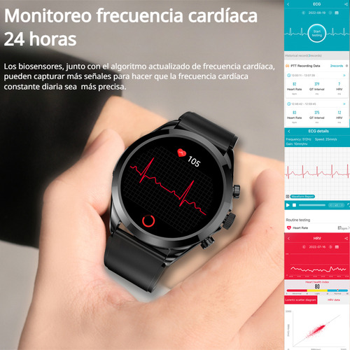 Reloj Inteligente Para Hombre Ecg+ppg Glucemia Llamada Y