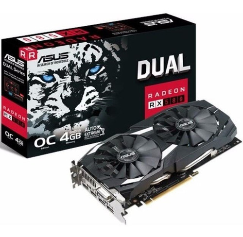 Tarjeta De Video Asus Rx 580 Dual Gaming 4gb Ddr5 Tranza