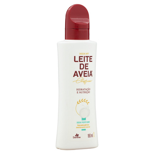 Imagem 3 de 4 de Desodorante Hidratante Corporal Davene Leite de Aveia Frasco 180ml