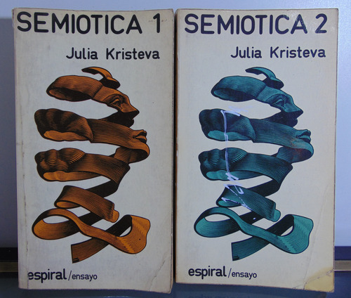 Adp Semiotica ( 2 Tomos ) Julia Kristeva / Ed. Fundamentos (Usado)