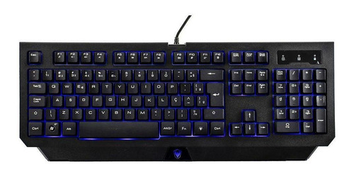 Teclado Gamer Sate Ak-839 Rgb Usb Cor de teclado Preto