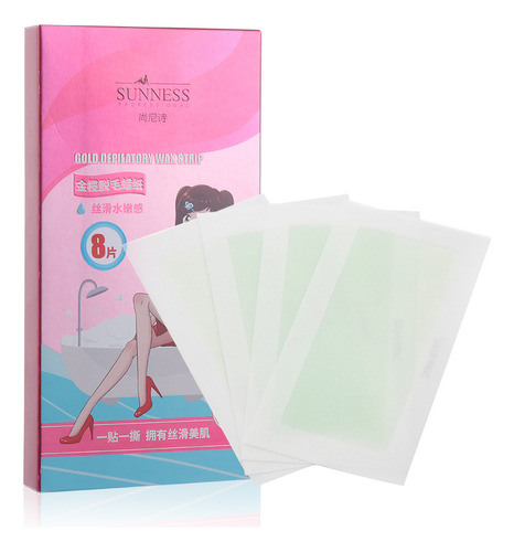 Depilação Facial E Corporal, Tiras De Cera Fria, Fita Modela