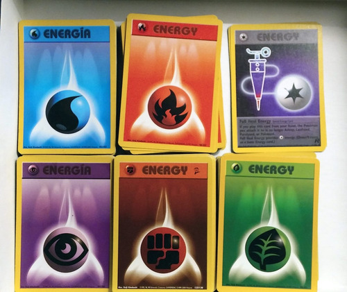 Cartas Pokemon Energías Combo X10 Cartas