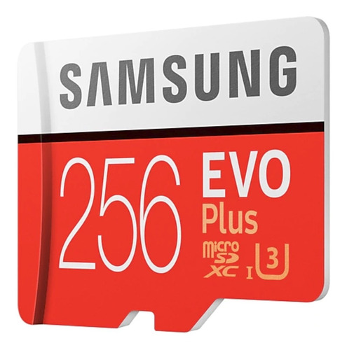 Samsung Micro Sdxc Evo Plus C10 U3 4k 100mb/s 256gb Original