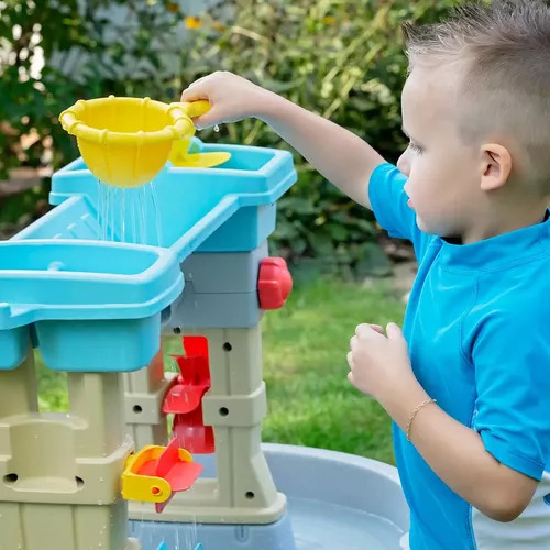 Step 2 Showers Splash Tower Water Table Mesa De Agua