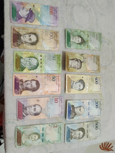 Colección De Billetes Venezolanos
