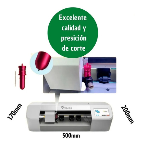 Imagen 4 de 10 de Plotter De Corte Hidrogel Vimshi + 20 Láminas Frontales