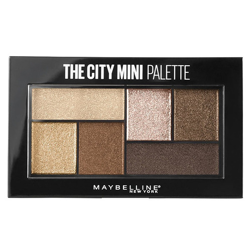 Sombra The City Mini Palette Maybelline Tono Rooftop Bronzes