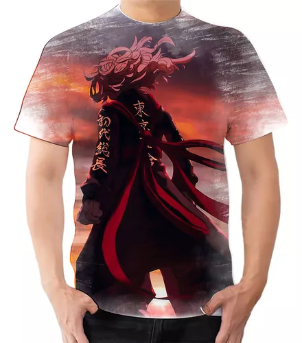 Camiseta 100% algodão com estampa de Mikey de Tokyo Revengers