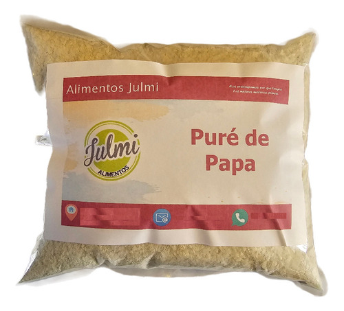 Pure De Papa 2kg Sabor Natural