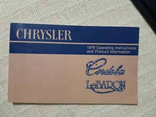 Cordoba Chrysler / Rt Dart Cadilac Lincoln Maverick Dodge