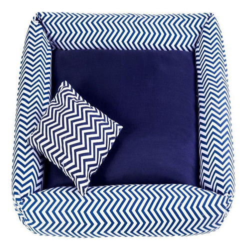 Cama Pet Simples Top Pequena Criative Azul