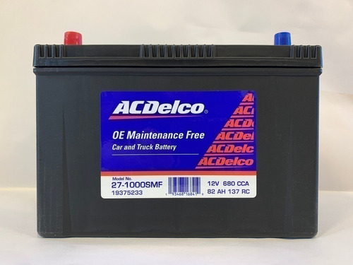 Bateria Acdelco Roja 27-1000 Kia New Sportage Diesel