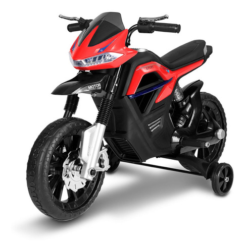 Moto Elétrica Infantil Big Trail Vermelha Mp3 Usb 6v