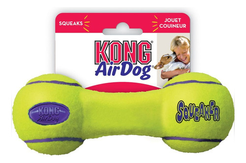 Kong Dumbbell Air Squeakair Talla M Con Sonido