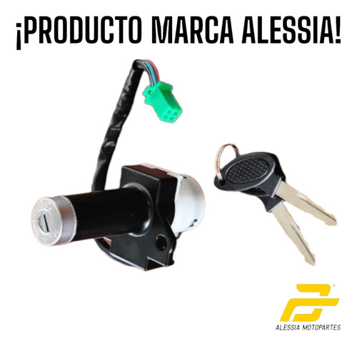 Switch De Encendido Con Llaves 12vcc Dm200 Alessia Swi-a008