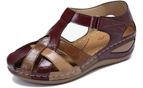 Sandalias Para Señoras Roman Zapatos Cross Hebilla 2022