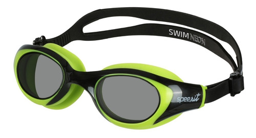 Óculos Natação Speedo Swim Neon Citronela/fumê Claro Cor Citronela-fumê