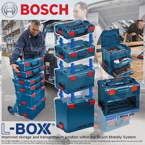 Caja Maletin Para Herramientas Bosch L-boxx 238apilable