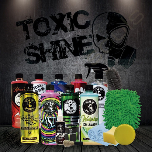 Imagen 1 de 10 de Toxic Shine | Kit / Combo De Lavado Completo | G O L D #06