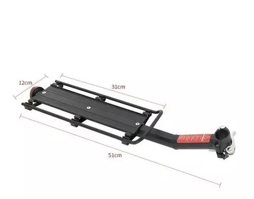 Portaequipajes Soporte Trasero Para Bicicleta De Aluminio