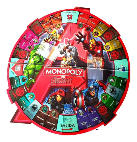 Juego De Mesa Monopoly Avengers Leer (Usado)