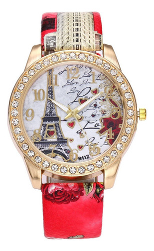 Reloj G A865 Vintage Paris Torre Eiffel Reloj De Moda Fe