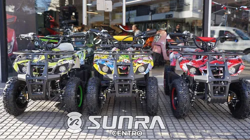 Mini Cuatri Electrico Sunra Atv 800w Niños + Casco / E